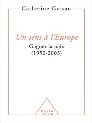 cover image of Un sens à l'Europe